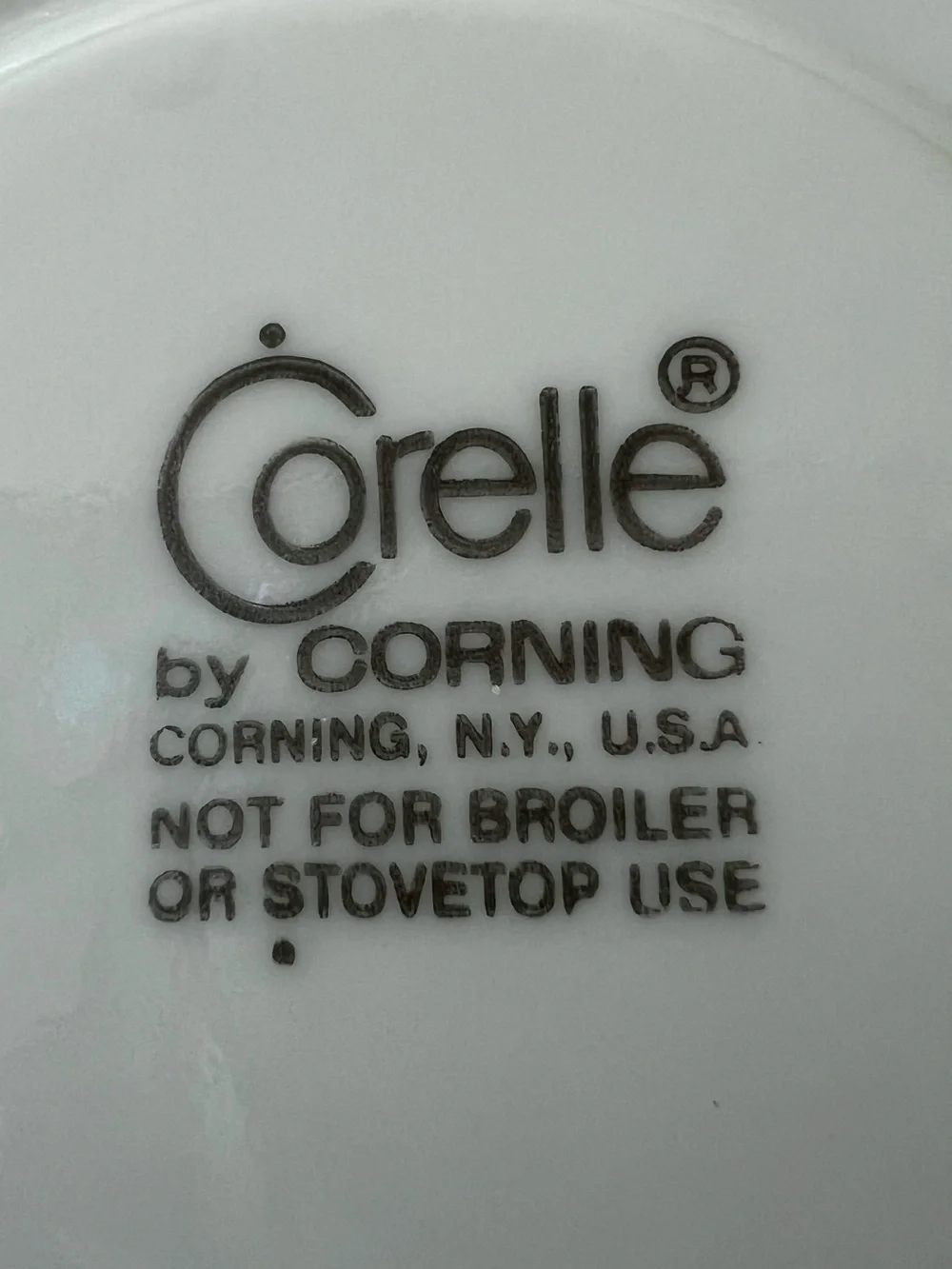 (Set of 10) Corelle /Corning WINTER FROST WHITE Flat Cup - Hook Handle w/saucers